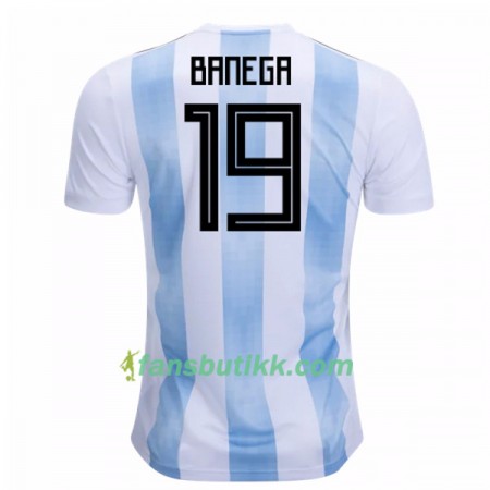 Fotball-VM 2018 Argentina drakt Banega 19 Hjemmetrøye